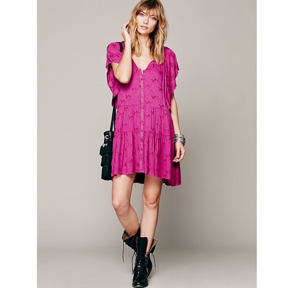Free People Oh Clementine Mini Dress